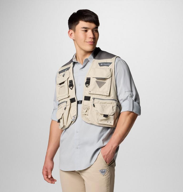 Men's Henry's Fork VI Fishing Gilet, Color: Fossil, image 4