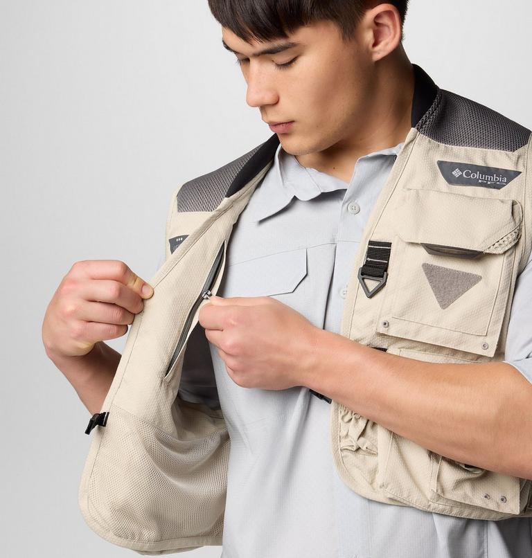 Men's Henry's Fork VI Fishing Gilet, Color: Fossil, image 7