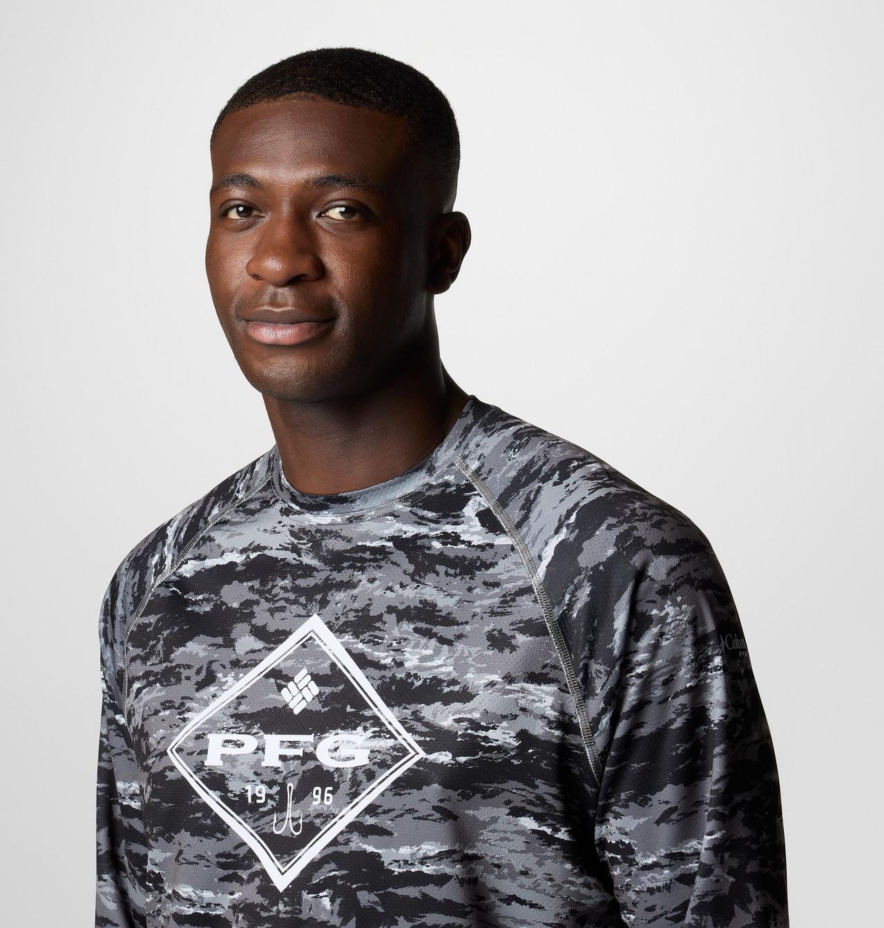 Men's PFG Super Solar Stream™ Graphic Long Sleeve Shirt 5