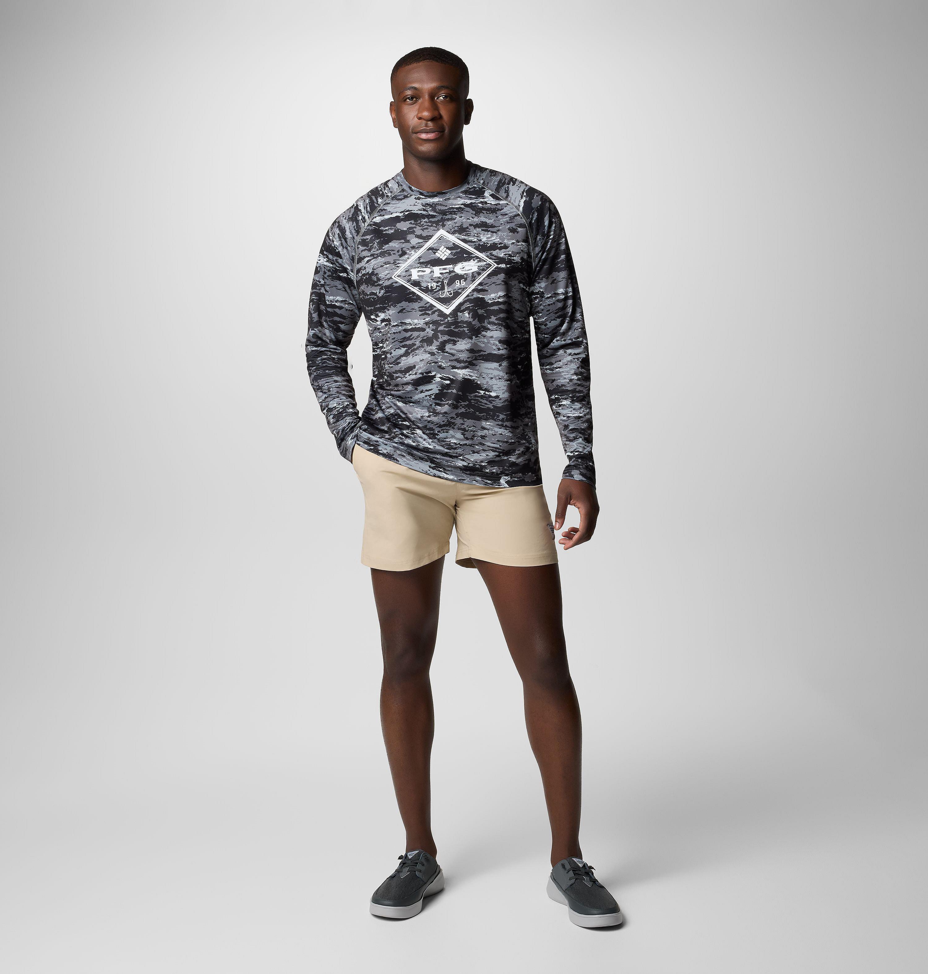 Men's PFG Super Solar Stream™ Graphic Long Sleeve Shirt | 010 | XS 2