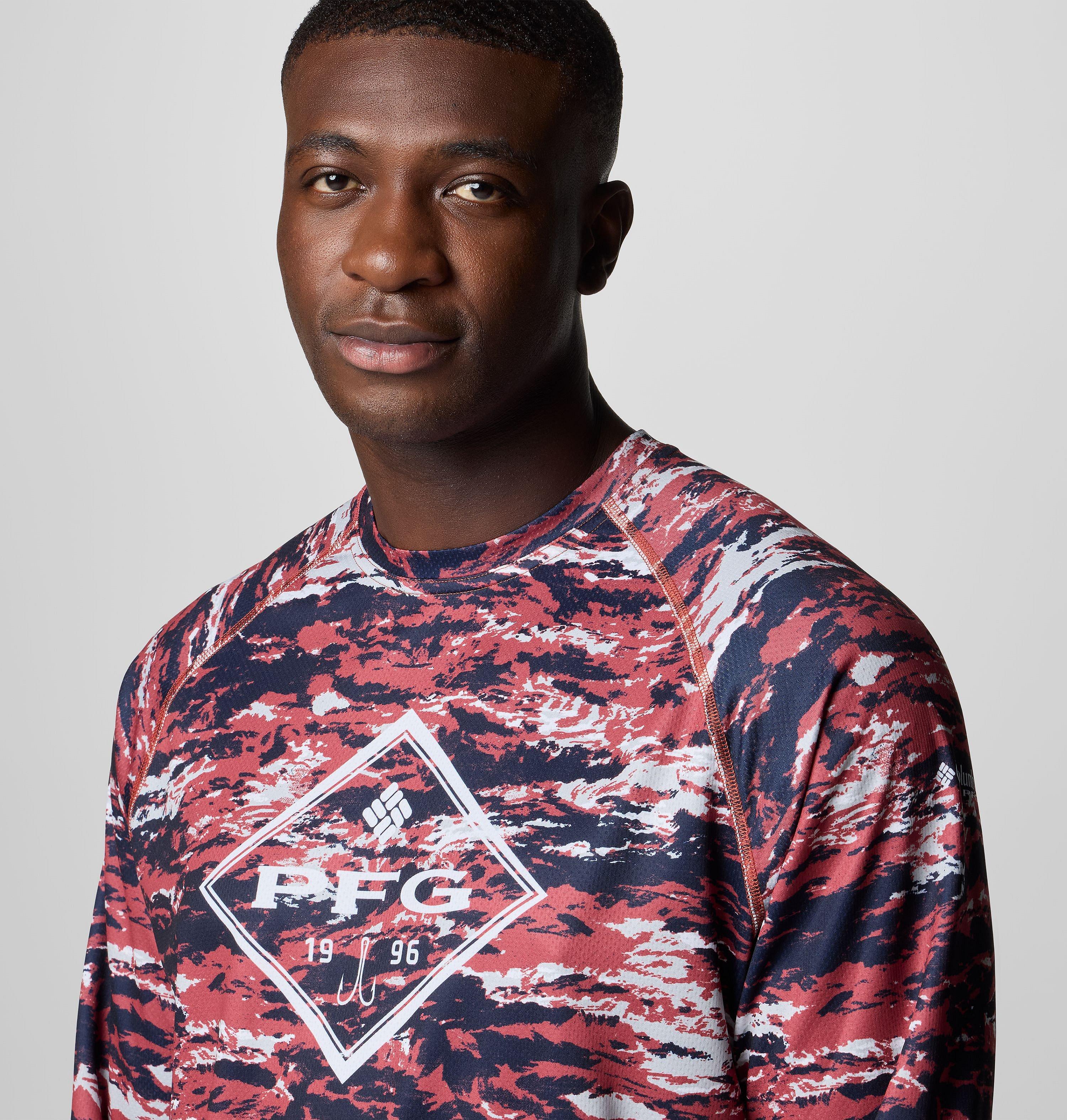 Men's PFG Super Solar Stream™ Graphic Long Sleeve Shirt | 638 | M 5