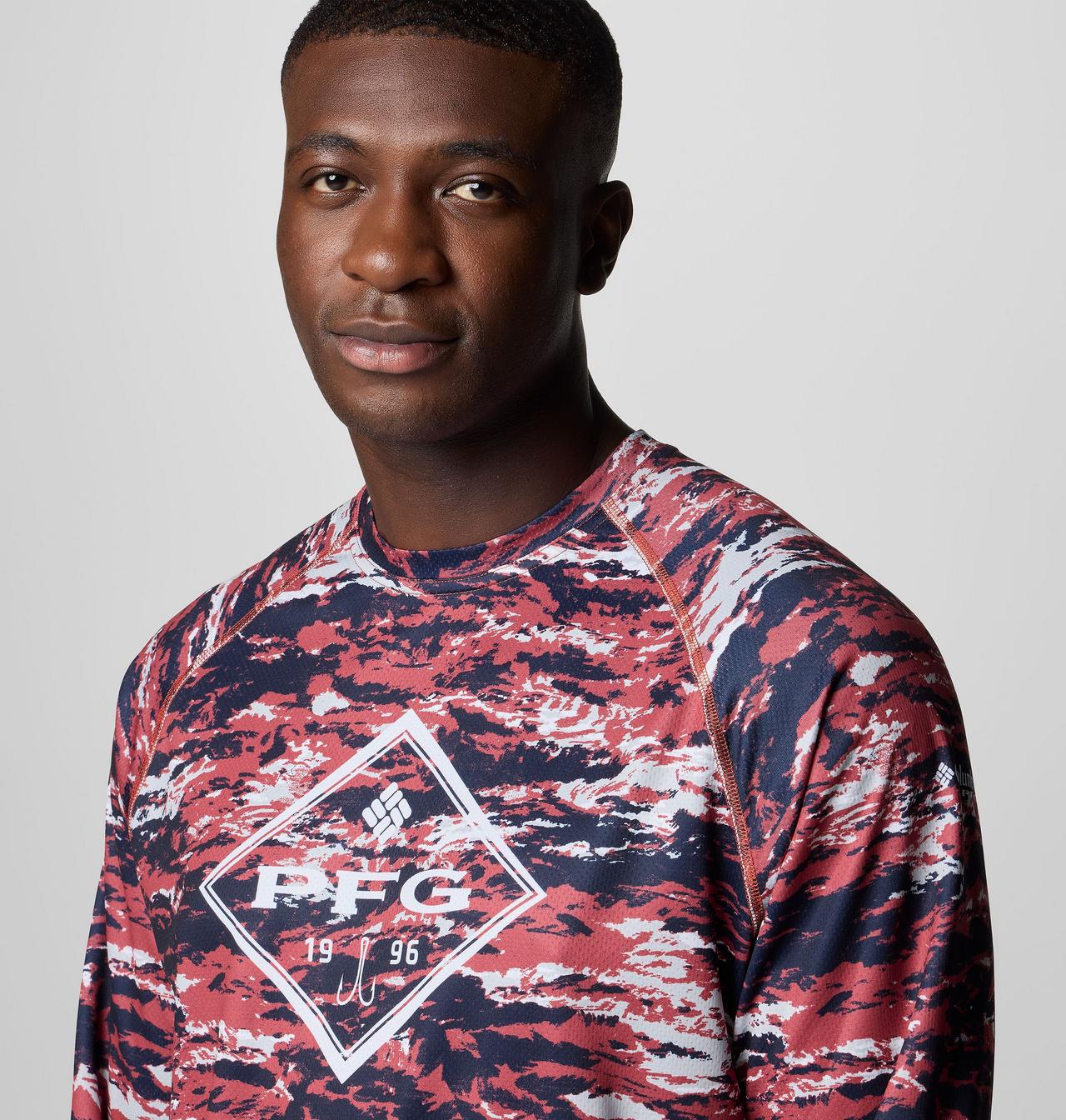 Men's PFG Super Solar Stream™ Graphic Long Sleeve Shirt 5