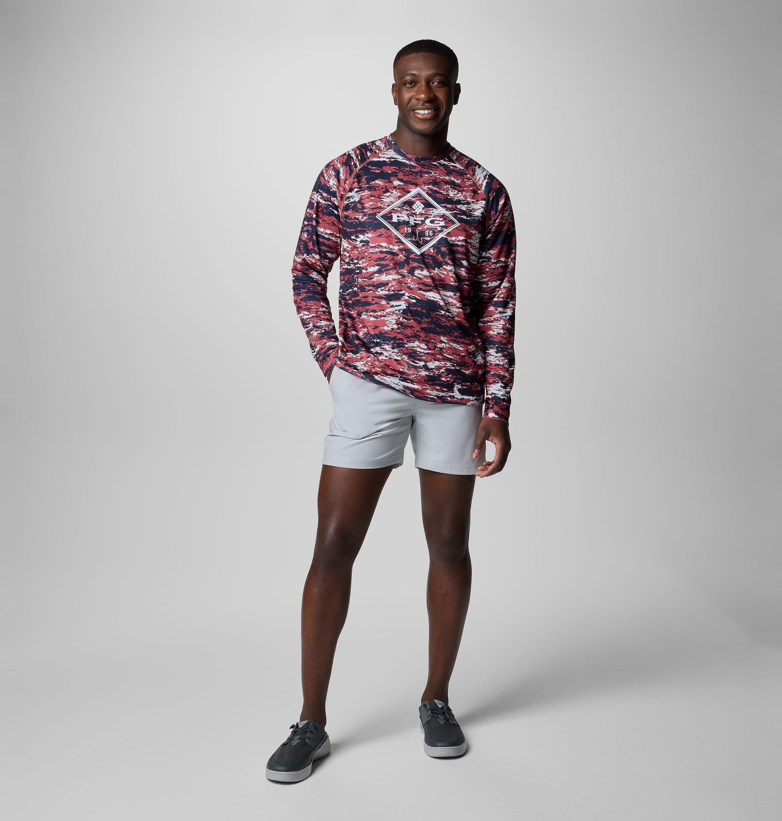 Men's PFG Super Solar Stream™ Graphic Long Sleeve Shirt | 638 | M 2