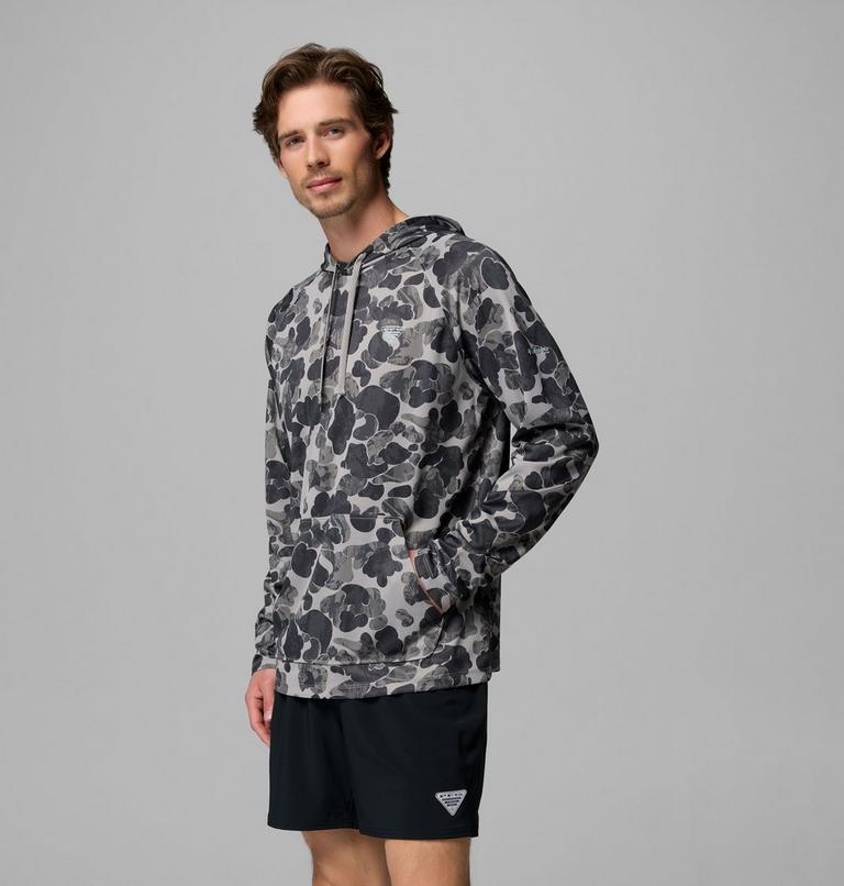 Men's Wild Cast Camp Technical Hoodie, Color: Ti Titanium Deltawoods, image 4