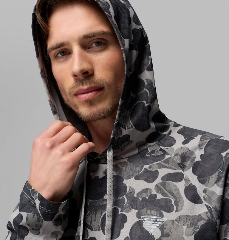 Men's Wild Cast Camp Technical Hoodie, Color: Ti Titanium Deltawoods, image 5