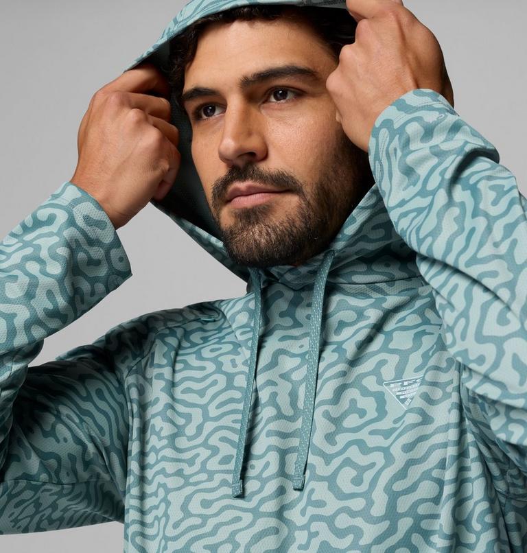Men's Wild Cast Camp Technical Hoodie, Color: Metal Stingray, image 5
