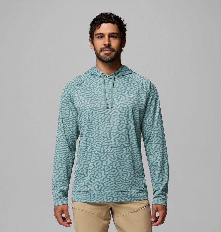 Men's Wild Cast Camp Technical Hoodie, Color: Metal Stingray, image 1