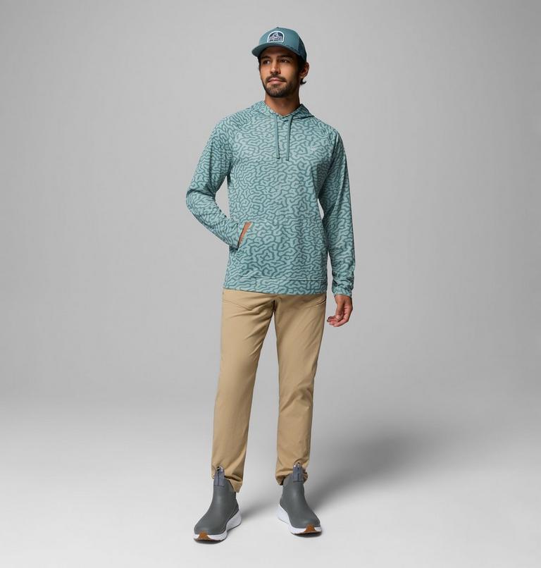 Men's Wild Cast Camp Technical Hoodie, Color: Metal Stingray, image 2