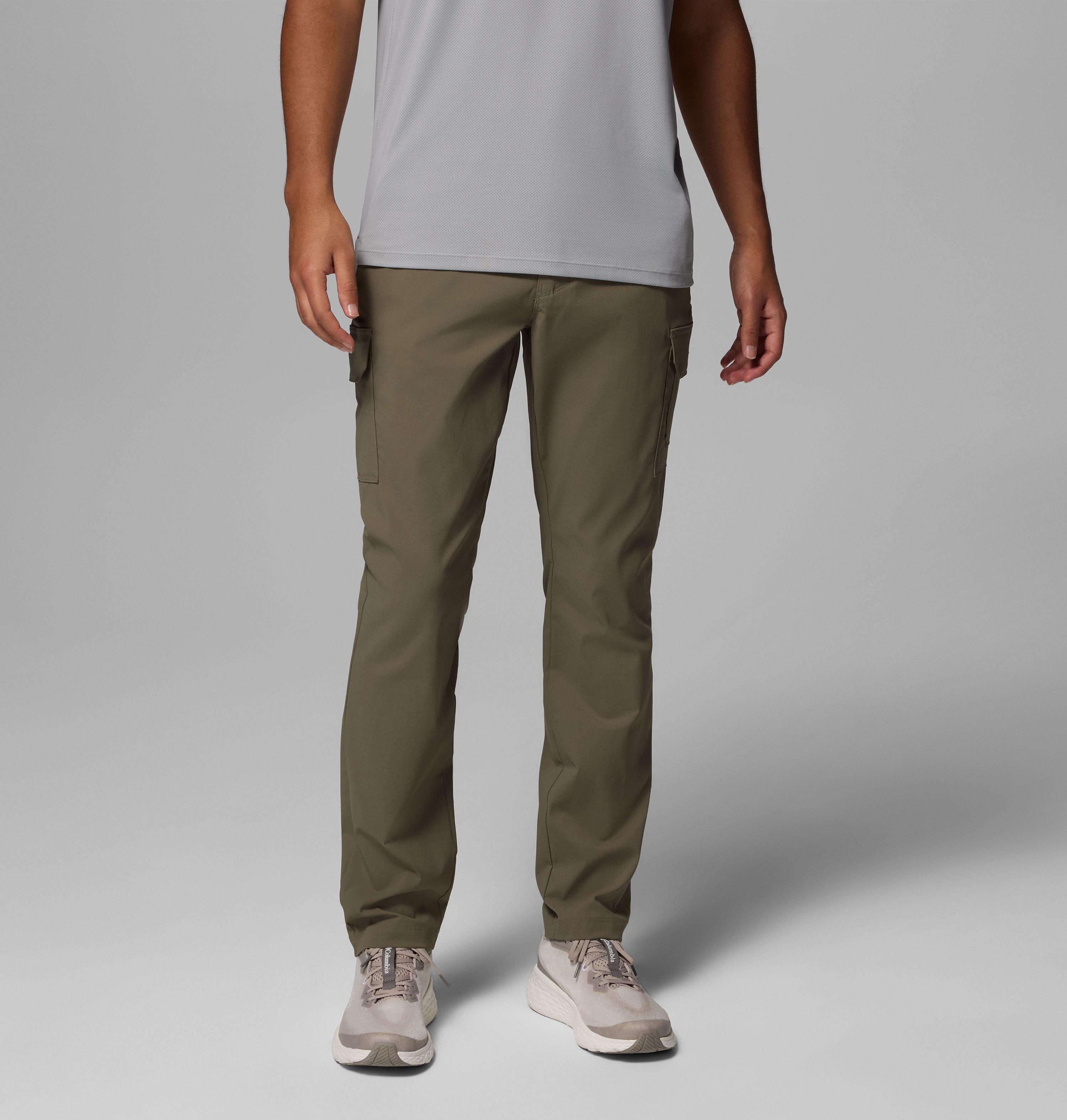 Columbia Sportswear Men's Green Columbia - Tech Trail™ Utility Hiking Trousers - Stone Size 36