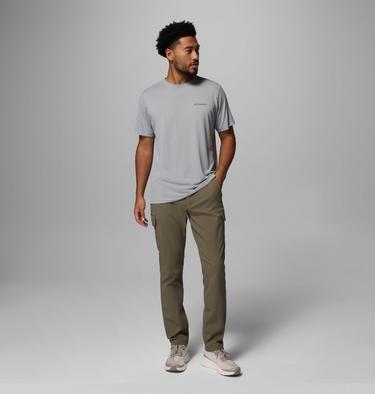 Men's Tech Trail Utility Hiking Trousers, Color: Stone Green, image 2