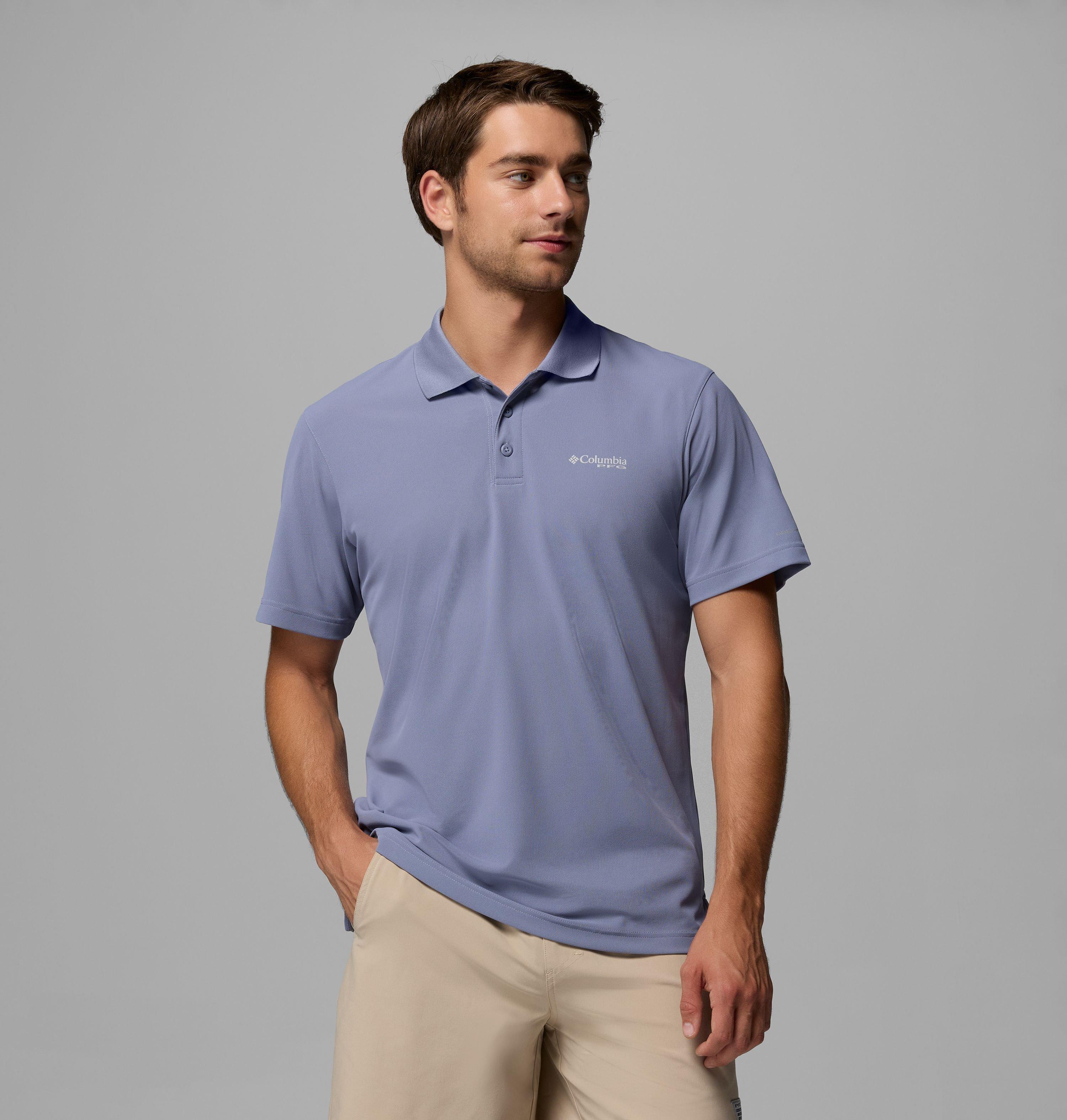 Columbia Men's PFG Freezer  Polo Shirt-