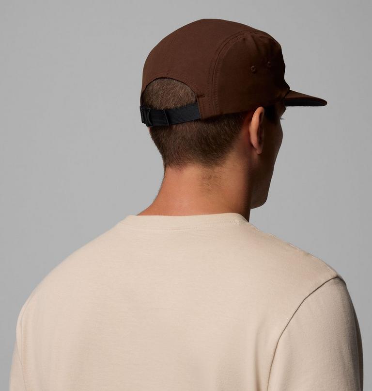 Creek Side 5 Panel Hat, Color: Tobacco, Houndstooth Patch, image 4
