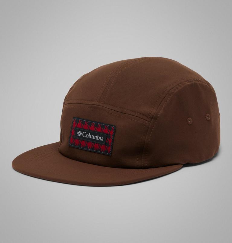 Creek Side 5 Panel Hat, Color: Tobacco, Houndstooth Patch, image 1