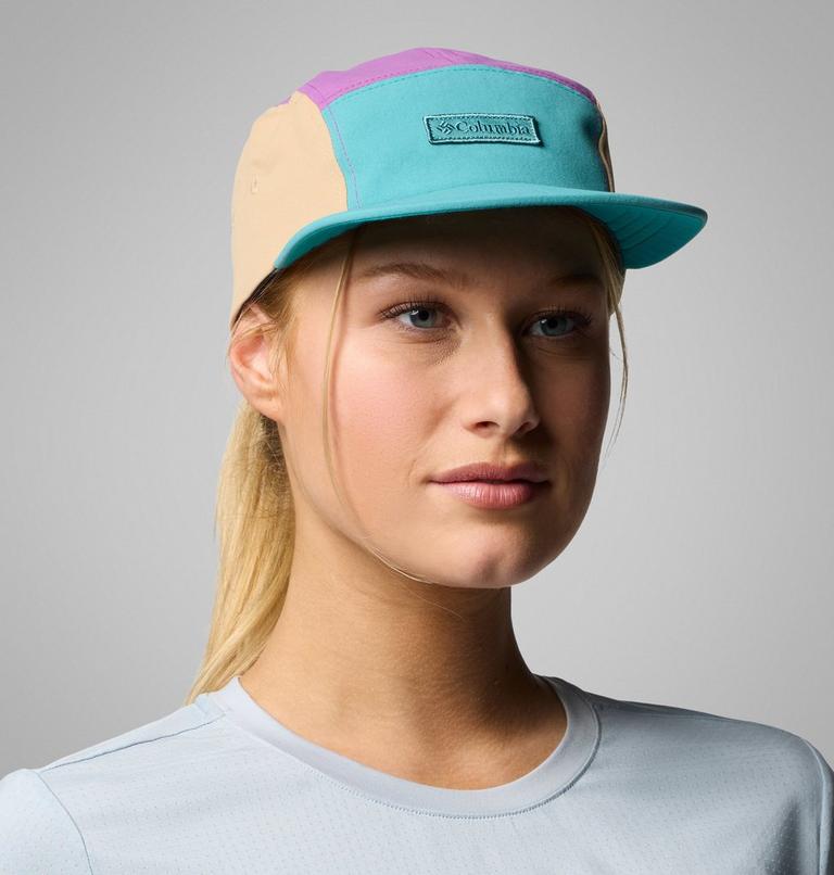 Creek Side 5 Panel Hat, Color: Teal, Razzle, Canoe, image 5