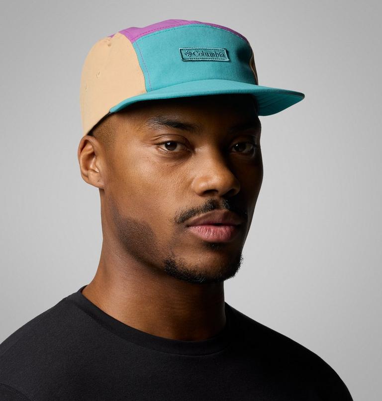 Unisex Creek Side 5 Panel Hat, Color: Teal, Razzle, Canoe, image 3