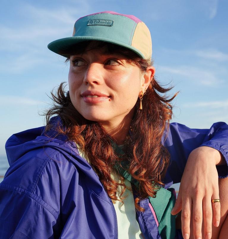 Creek Side 5 Panel Hat, Color: Teal, Razzle, Canoe, image 7