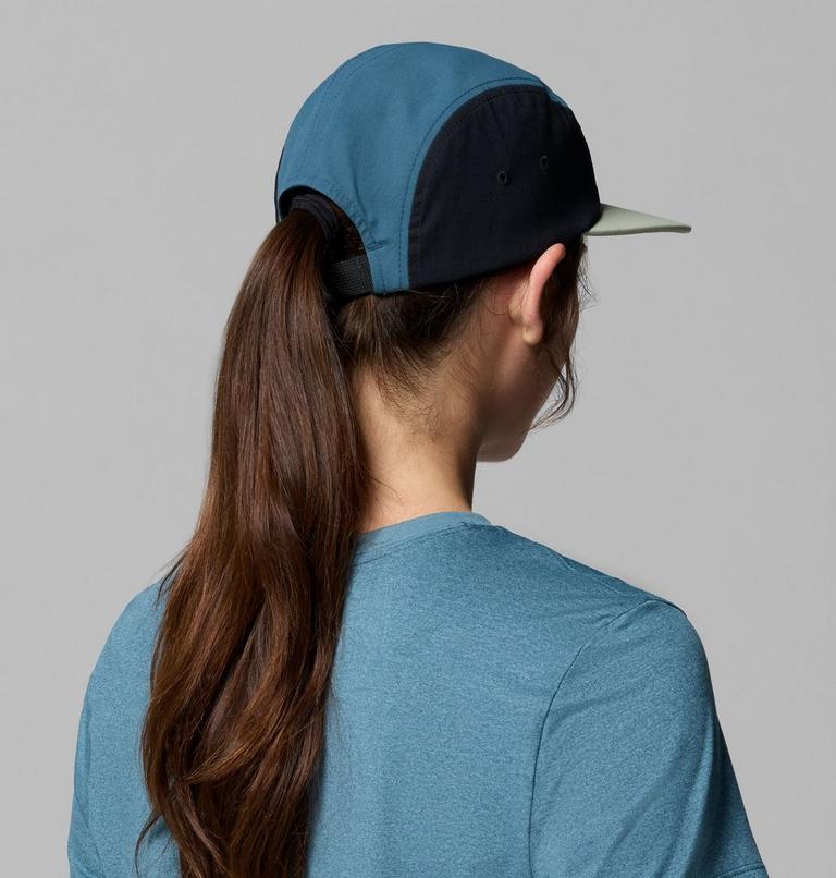 Gorra unisex Creek Side de 5 paneles, Color: Safari, Black, 3 Little Icons, image 6