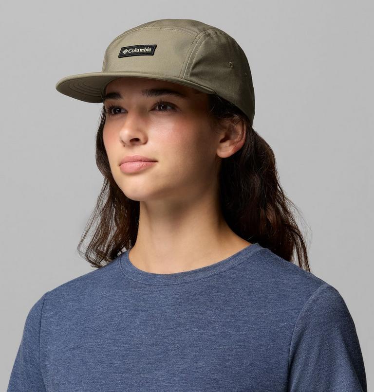 Unisex Creek Side 5 Panel Hat, Color: Stone Green, Canvas, image 5