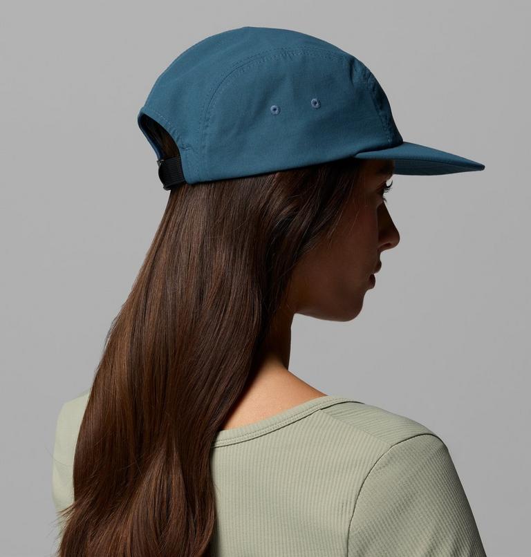 Gorra unisex Creek Side de 5 paneles, Color: Everblue, Wavy Columbia, image 6