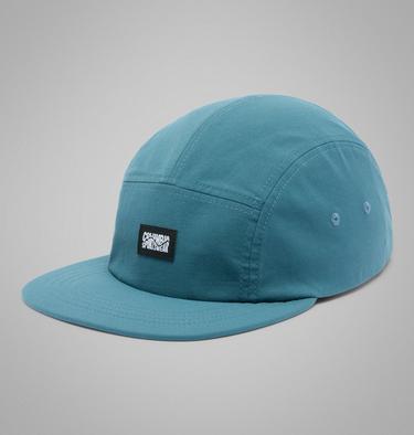 Unisex Creek Side 5 Panel Hat, Color: Everblue, Wavy Columbia, image 5