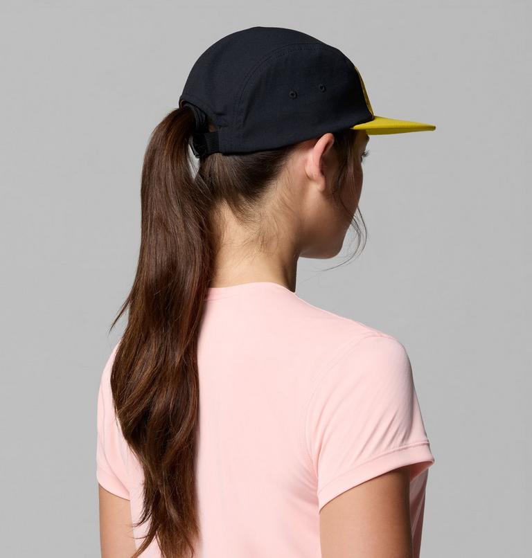 Gorra unisex Creek Side de 5 paneles, Color: Antique Moss, Black, Wavy Columbia, image 6