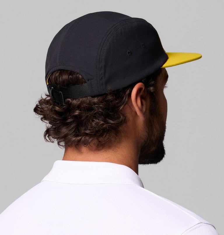 Gorra unisex Creek Side de 5 paneles, Color: Antique Moss, Black, Wavy Columbia, image 4