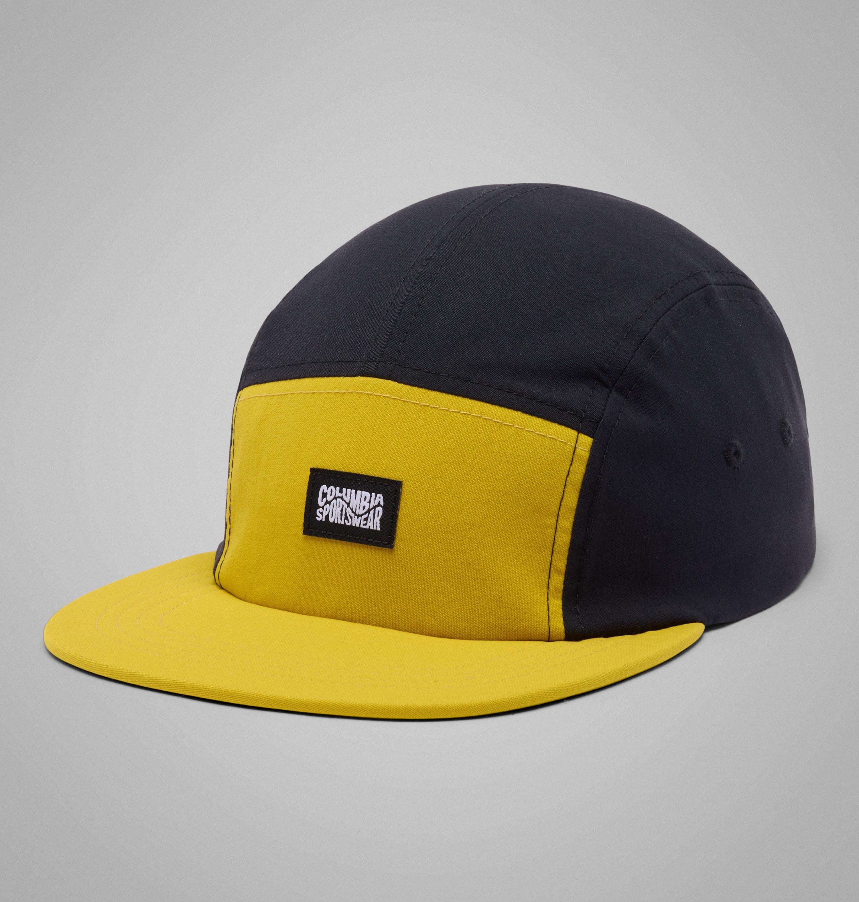 Columbia Sportswear Unisex Yellow Columbia - Creek Side™ 5 Panel Hat - Antique Moss, Black, Wavy Columbia Small