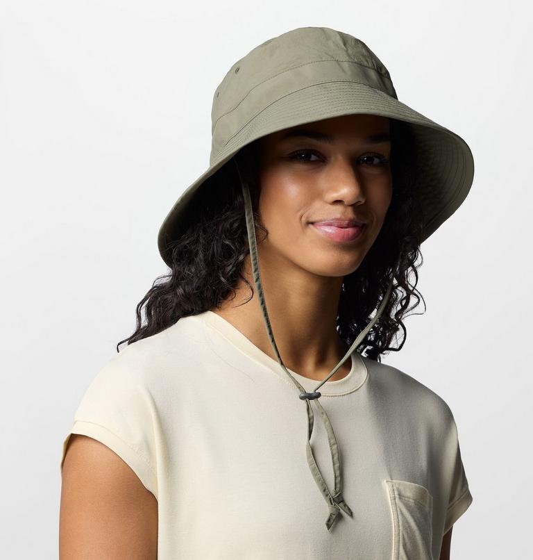 Women's Diamond Crest Sun Hat, Color: Stone Green, image 2