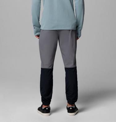 Men's Columbia Tech Nylon Trousers, Color: City Grey, Black, image 3