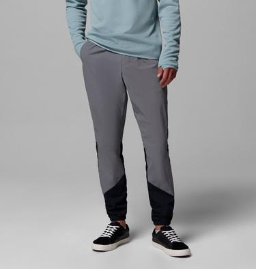 Men's Columbia Tech Nylon Trousers, Color: City Grey, Black, image 1