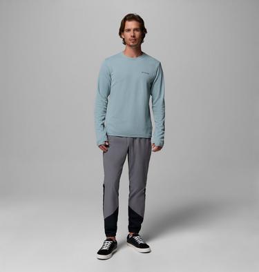 Men's Columbia Tech Nylon Trousers, Color: City Grey, Black, image 2