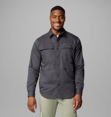 Men's Landroamer Twill Shirt, Color: Shark, image 5
