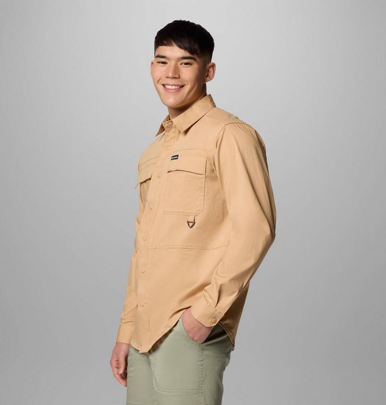 Men's Landroamer Twill Long Sleeve Shirt, Color: Canoe, image 4