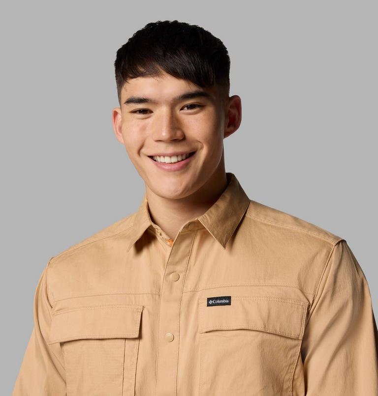 Men's Landroamer Twill Long Sleeve Shirt, Color: Canoe, image 5