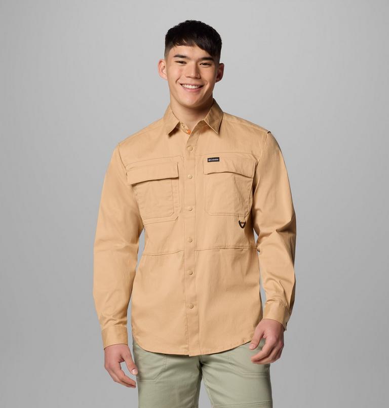 Men's Landroamer Twill Long Sleeve Shirt, Color: Canoe, image 1