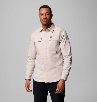 Men's Landroamer Twill Shirt, Color: Dark Stone, image 4