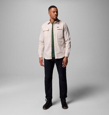 Men's Landroamer Twill Shirt, Color: Dark Stone, image 2