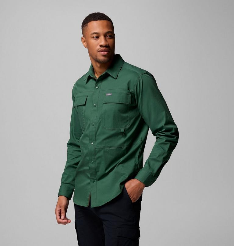 Men's Landroamer Twill Shirt, Color: Rain Forest, image 4