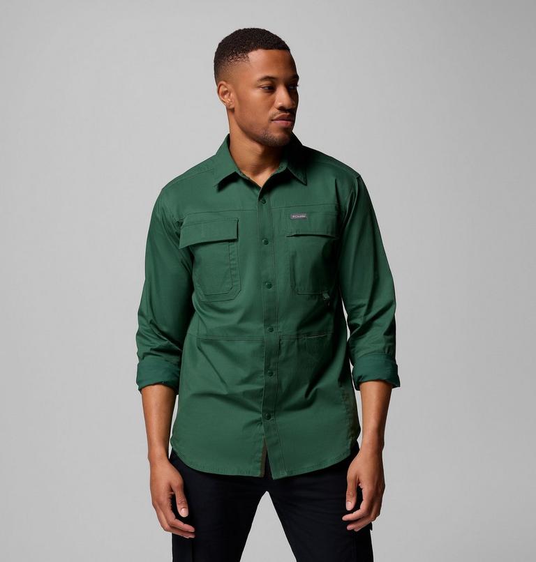 Men's Landroamer Twill Shirt, Color: Rain Forest, image 5
