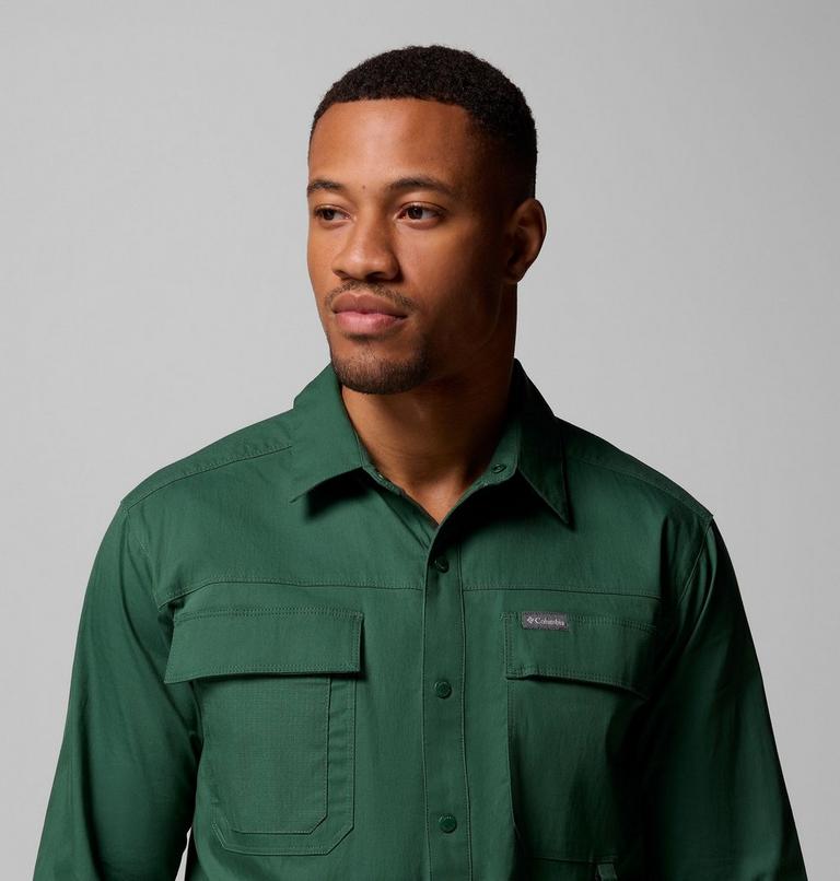 Men's Landroamer Twill Shirt, Color: Rain Forest, image 6