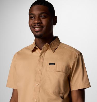 Men's Landroamer Twill Short Sleeve Shirt, Color: Canoe, image 12
