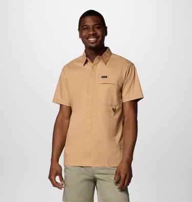 Men's Landroamer Twill Short Sleeve Shirt, Color: Canoe, image 5