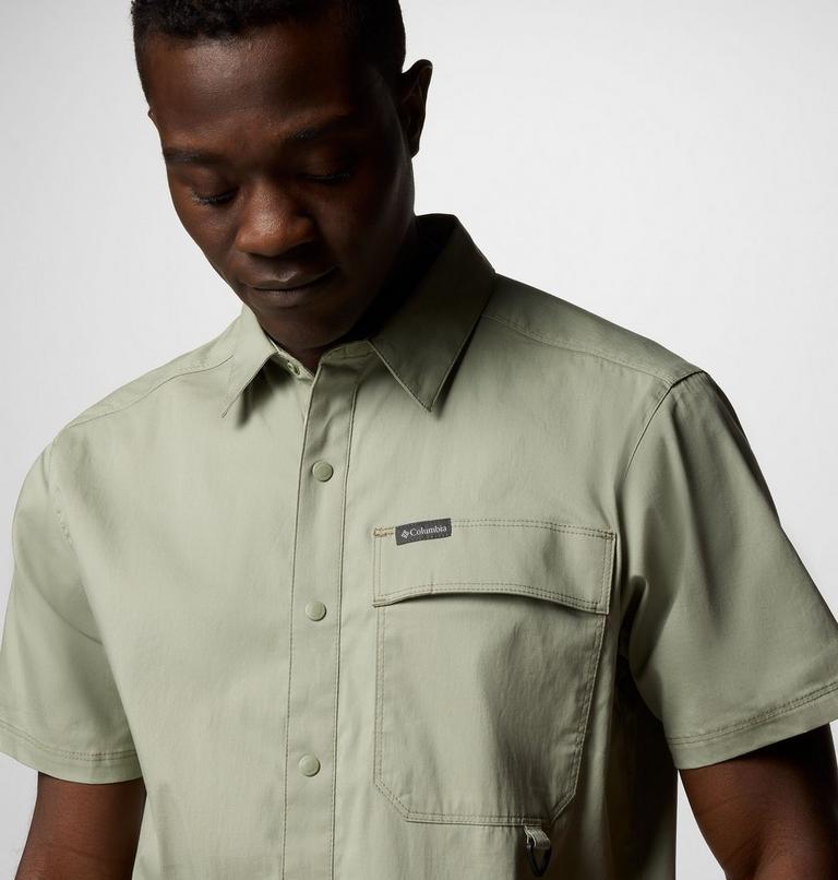 Men's Landroamer Twill Short Sleeve Shirt, Color: Safari, image 5