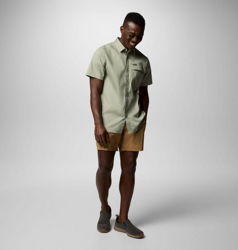 Men's Landroamer Twill Short Sleeve Shirt, Color: Safari, image 2