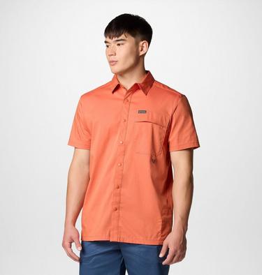 Men's Landroamer Twill Short Sleeve Shirt, Color: Tuscan, image 4