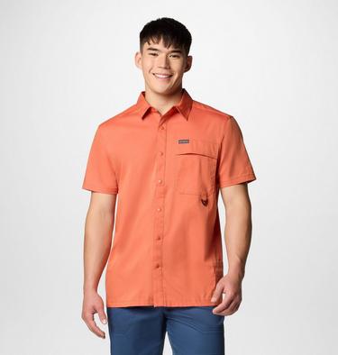 Men's Landroamer Twill Short Sleeve Shirt, Color: Tuscan, image 1