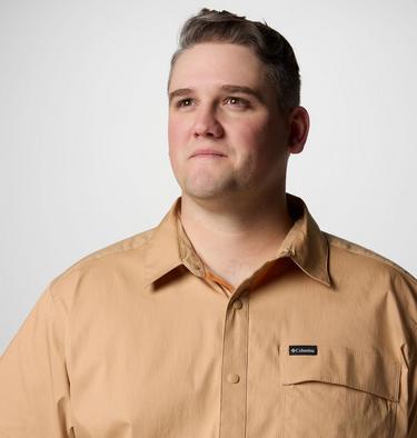Men's Landroamer Twill Short Sleeve Shirt - Extended Size, Color: Canoe, image 8