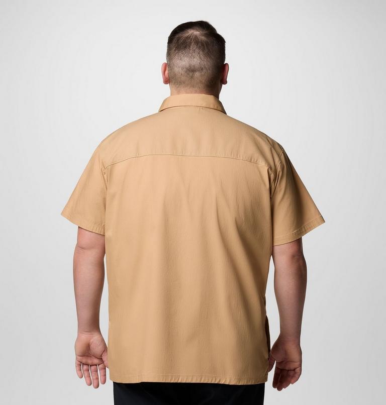 Camisa de sarga de manga corta Landroamer para hombre - Talla grande, Color: Canoe, image 2