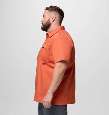 Men's Landroamer Twill Short Sleeve Shirt - Extended Size, Color: Tuscan, image 4