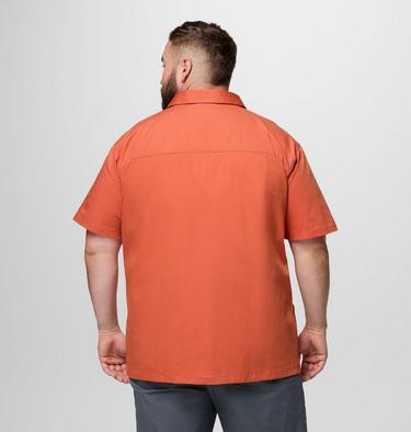 Men's Landroamer Twill Short Sleeve Shirt - Extended Size, Color: Tuscan, image 3